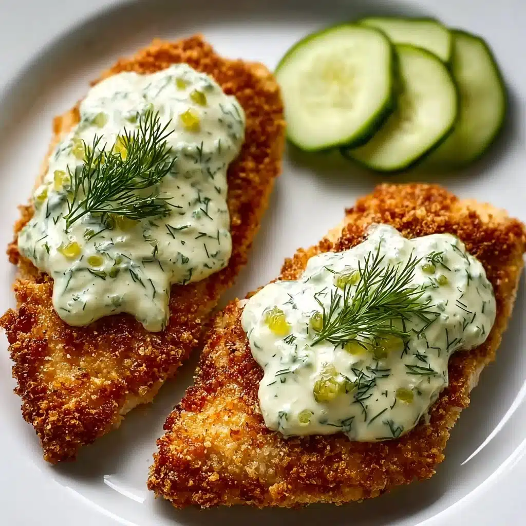 Crispy Dill Pickle Parmesan Chicken Recipe - Recipe Image