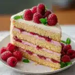 Vanilla Layer Cake with Raspberry Jam Recipe