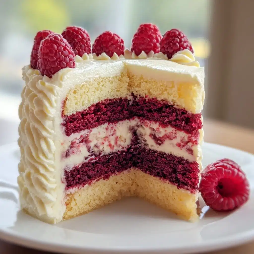 White Chocolate Raspberry Cake Recipe - Recipe Image