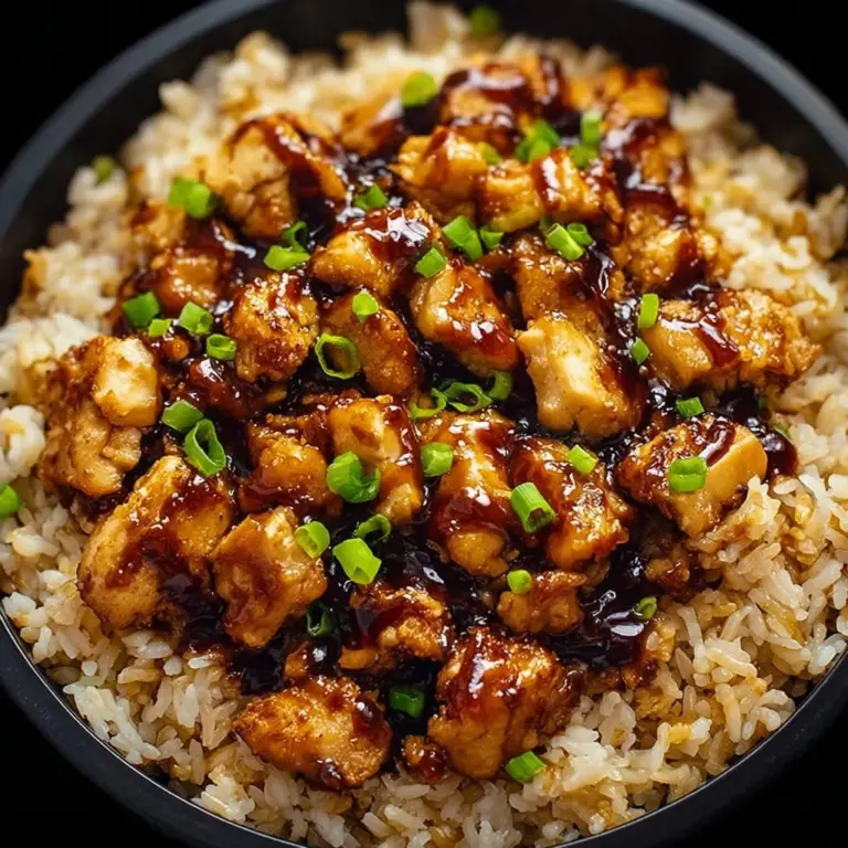 Honey BBQ Chicken Rice Recipe