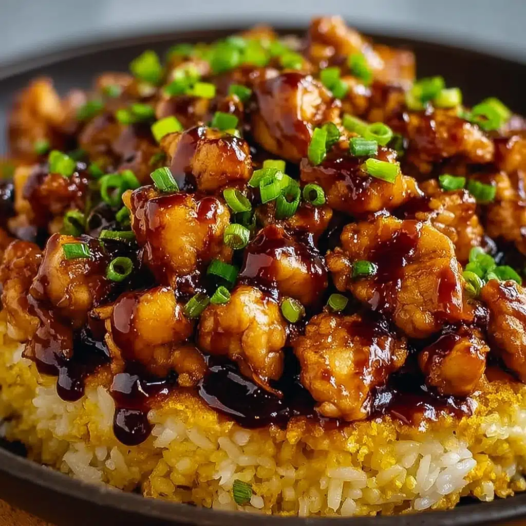 Honey BBQ Chicken Rice Recipe - Recipe Image