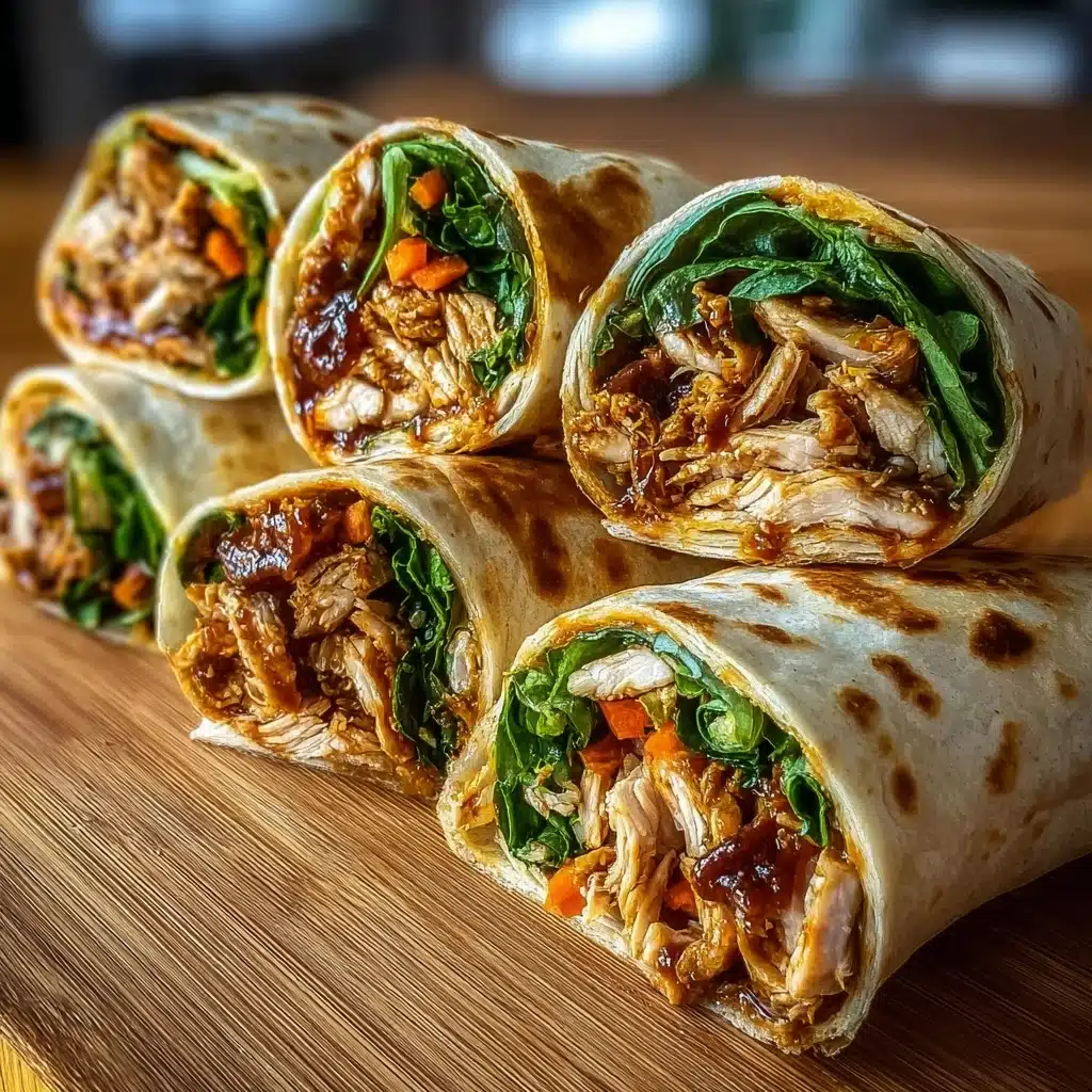 Sweet Chili Chicken Wraps Recipe - Recipe Image