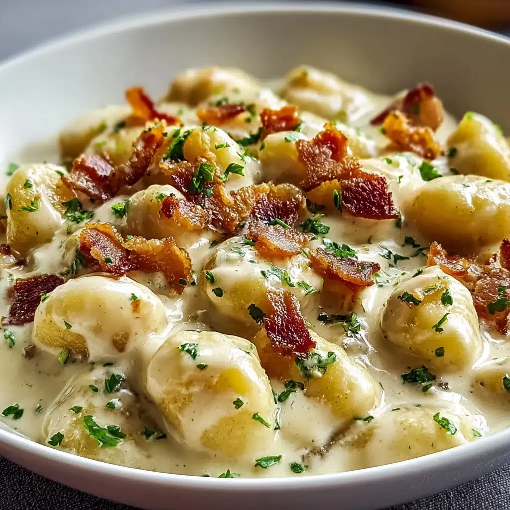 Creamy Crack Chicken Gnocchi Recipe - Recipe Image