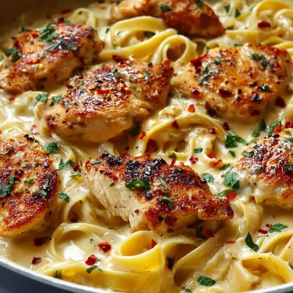 Creamy Italian Chicken Pasta Recipe - Recipe Image