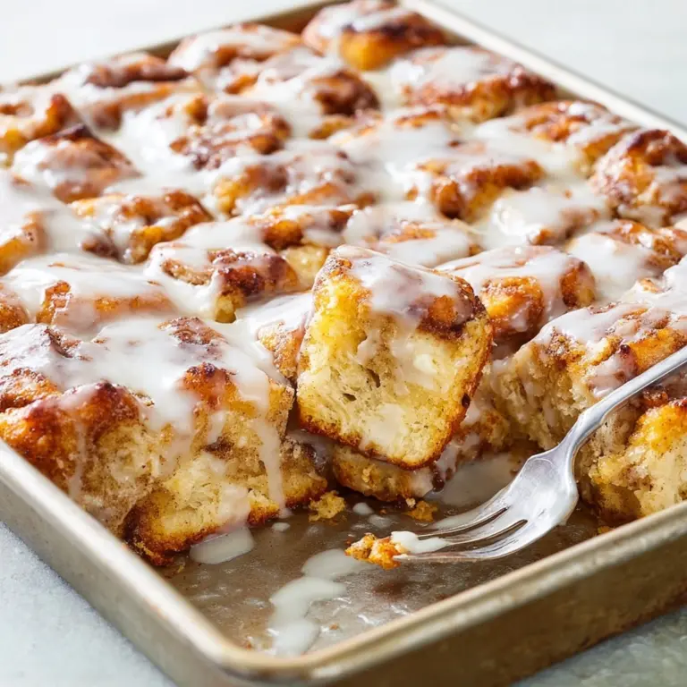 Pumpkin Cinnamon Roll Casserole Recipe