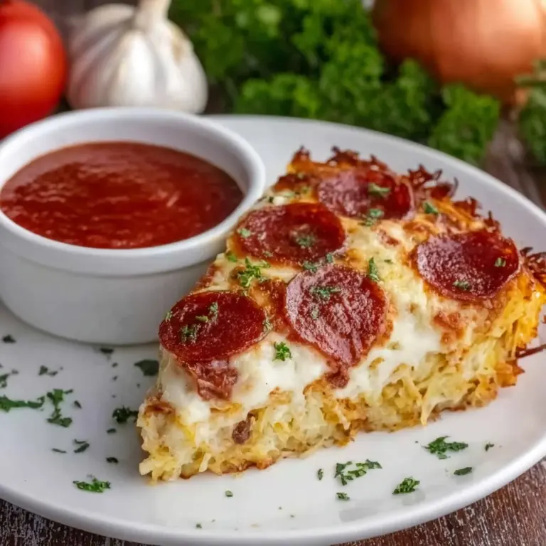 Pizza Style Cottage Cheese Bake Recipe