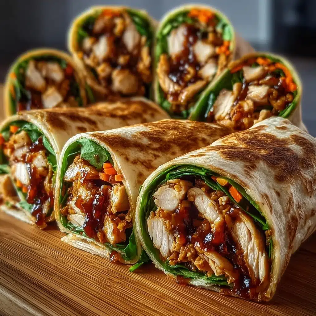 Sweet Chili Chicken Wraps Recipe - Recipe Image