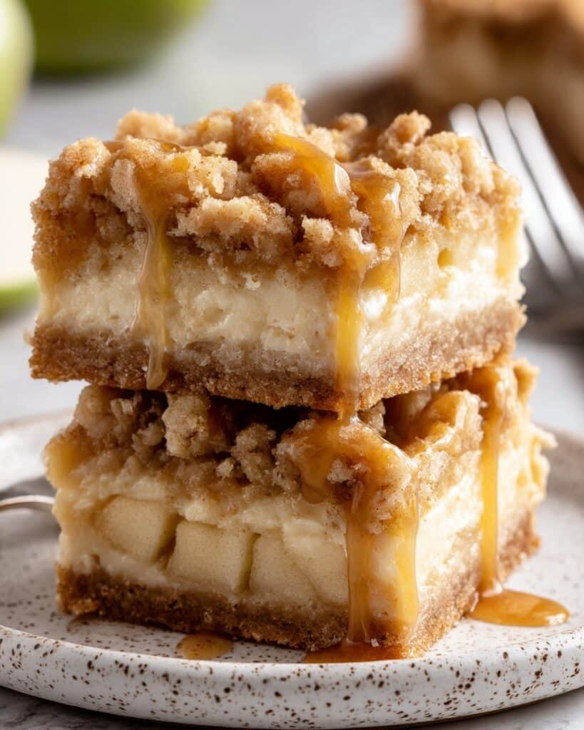 Caramel Apple Cheesecake Bars Recipe