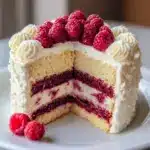 White Chocolate Raspberry Poke Cake Recipe