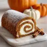 Fall Pumpkin Spice Roll Cake Recipe