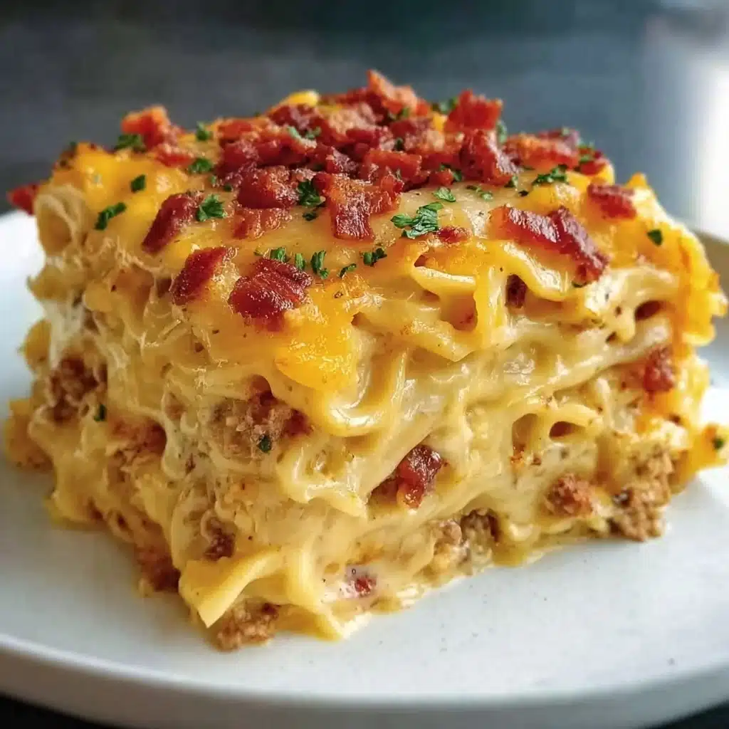 Spicy Southern Cheesy Chicken Spaghetti Casserole Recipe - Recipe Image