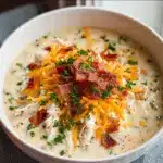 Slow Cooker Keto Chicken Cream Cheese Soup Recipe