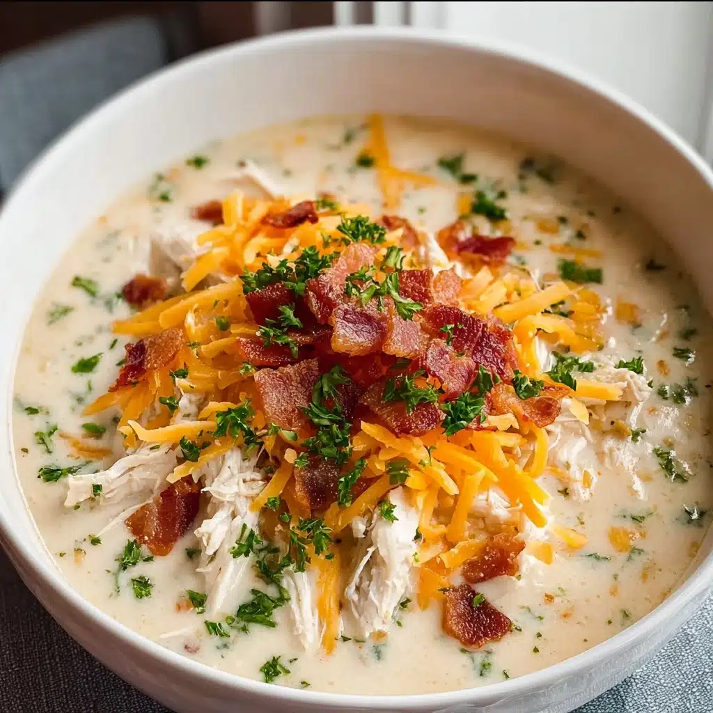 Slow Cooker Keto Chicken Cream Cheese Soup Recipe - Recipe Image