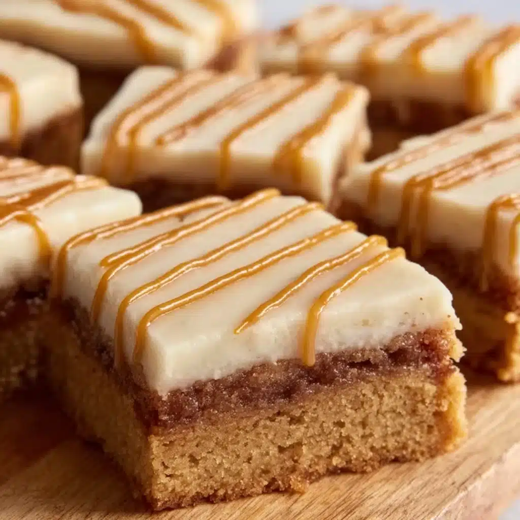 Cinnamon Roll Blondies Recipe - Recipe Image