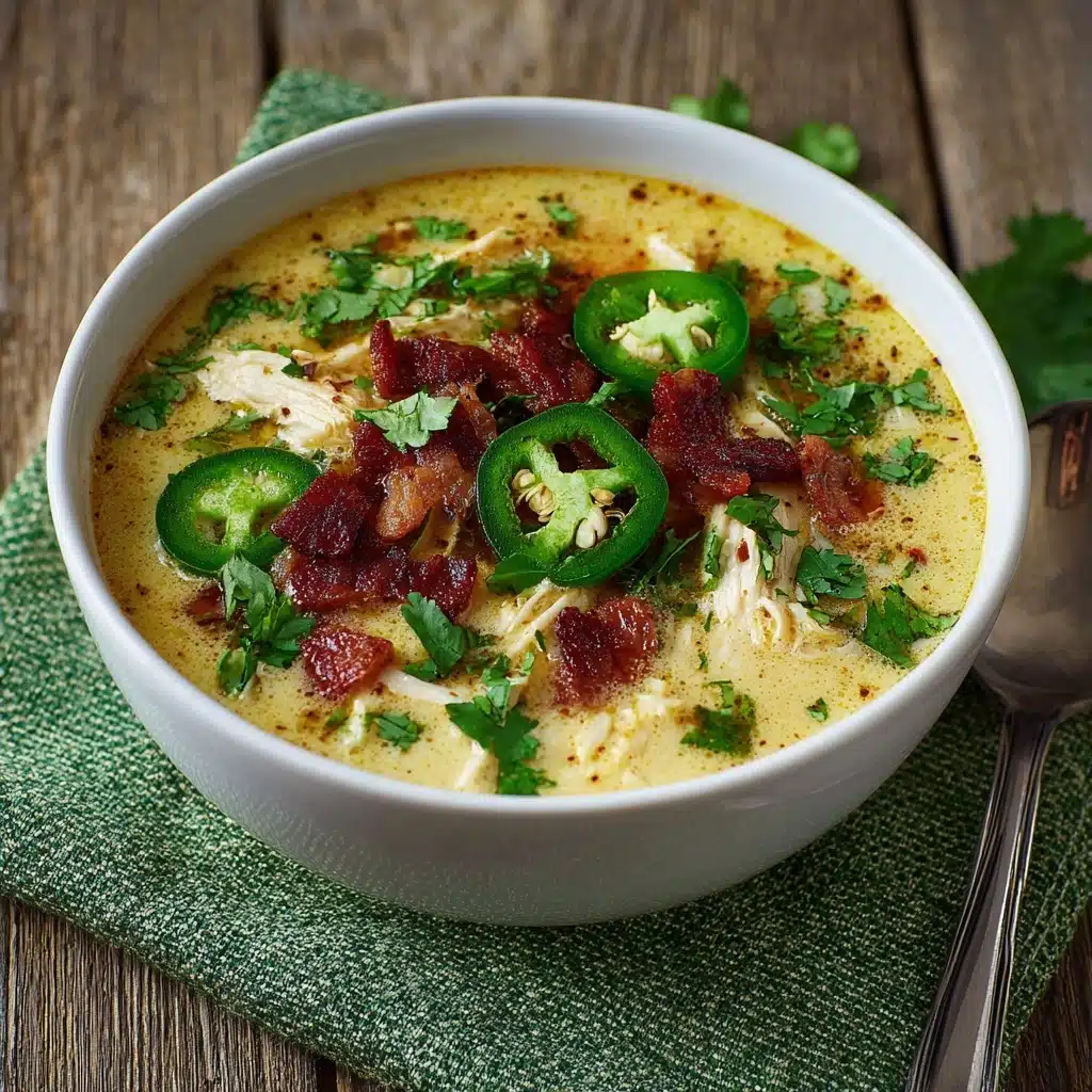 Spicy Jalapeño Popper Chicken Soup Recipe - Recipe Image