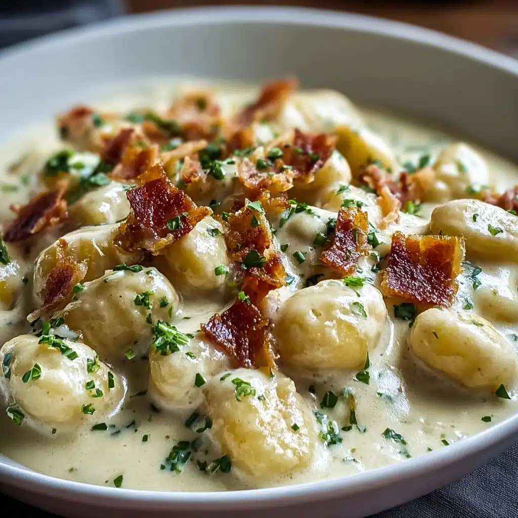 Creamy Crack Chicken Gnocchi Recipe - Recipe Image