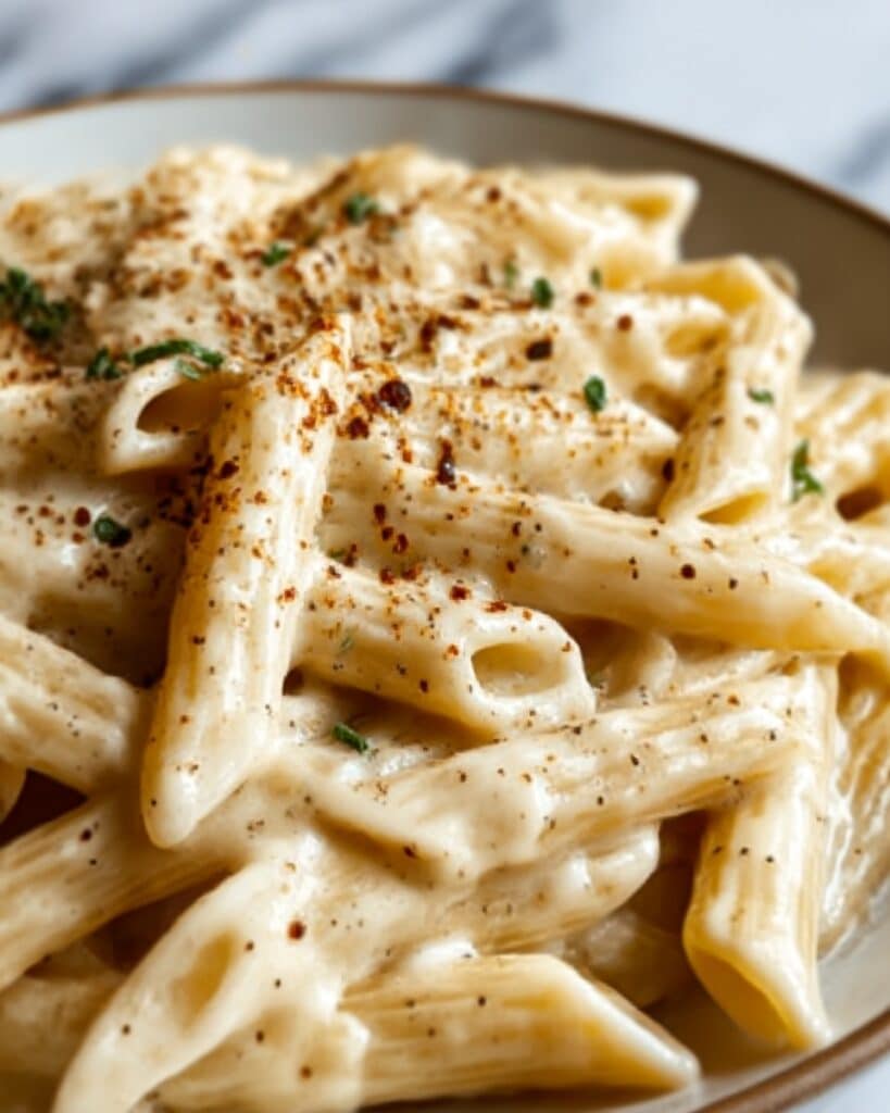 Garlic Penne Pasta Recipe