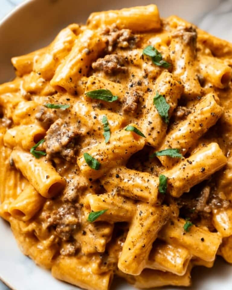 High Protein Creamy Beef Pasta Recipe for Quick Weeknight Dinners Recipe
