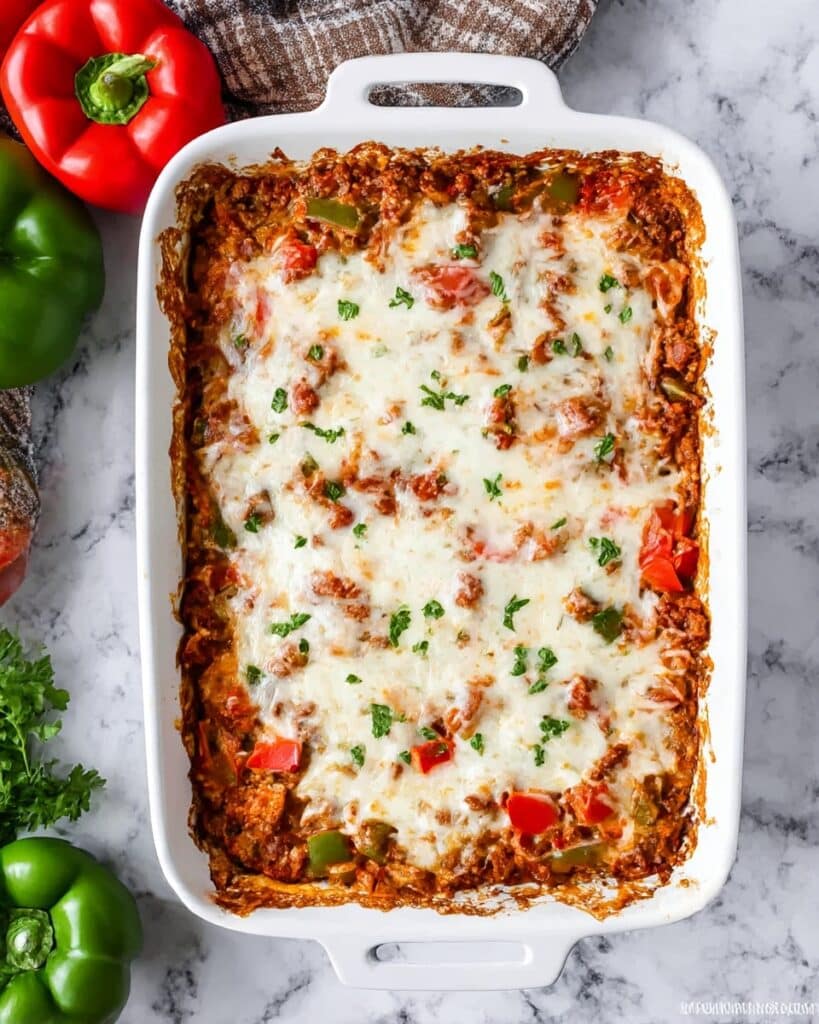 Unstuffed Bell Pepper Casserole Recipe