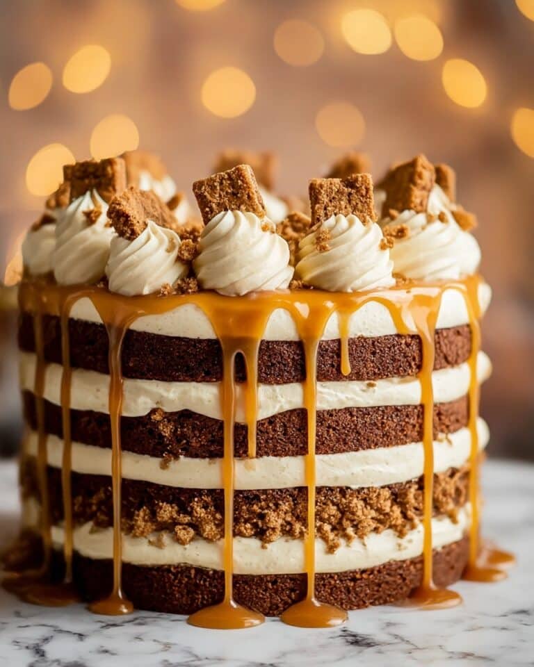 Butterscotch Crunch Cake Recipe