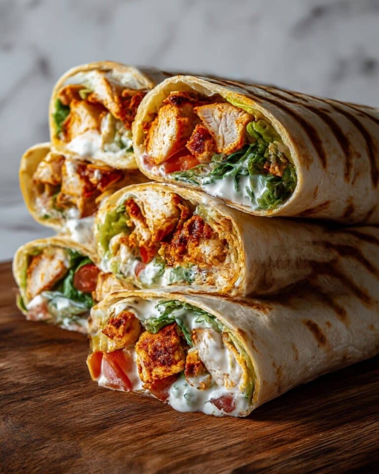 Crispy Air Fryer Chicken & Mozzarella Wraps Recipe
