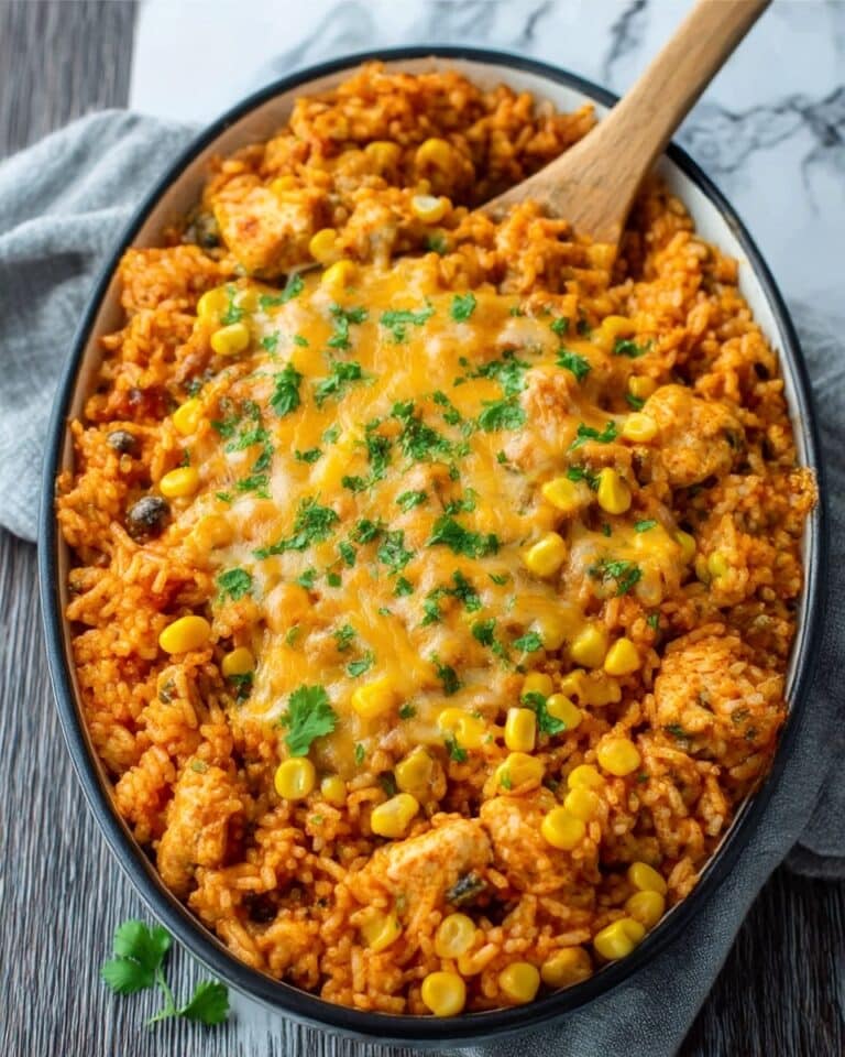 Chicken Enchilada Rice Casserole Recipe