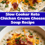 Slow Cooker Keto Chicken Cream Cheese Soup Recipe