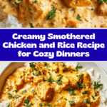 Creamy Smothered Chicken and Rice Recipe