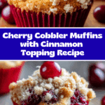 Cherry Cobbler Muffins Recipe