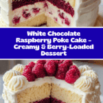 White Chocolate Raspberry Poke Cake Recipe