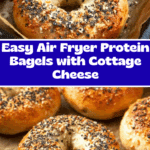 Air Fryer Protein Bagels Recipe