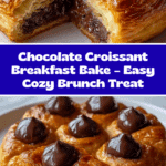 Chocolate Croissant Breakfast Bake that Everyone Loves! Recipe