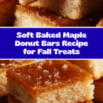 Soft Baked Maple Donut Bars Recipe