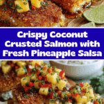 Coconut Crusted Salmon with Pineapple Salsa Recipe
