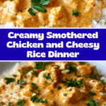 Creamy Smothered Chicken and Rice Recipe