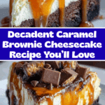 Caramel Brownie Cheesecake Recipe