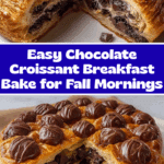 Chocolate Croissant Breakfast Bake that Everyone Loves! Recipe