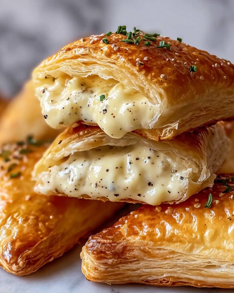 Chicken Alfredo Calzones Recipe