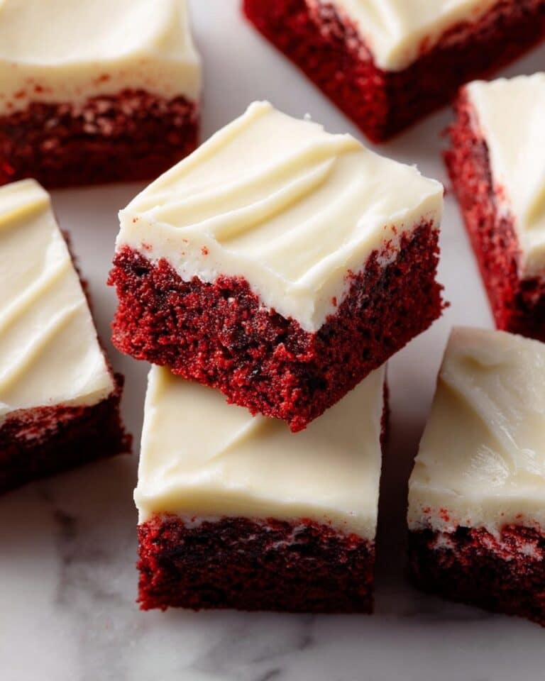 Red Velvet Brownies with Cream Cheese Swirl Recipe