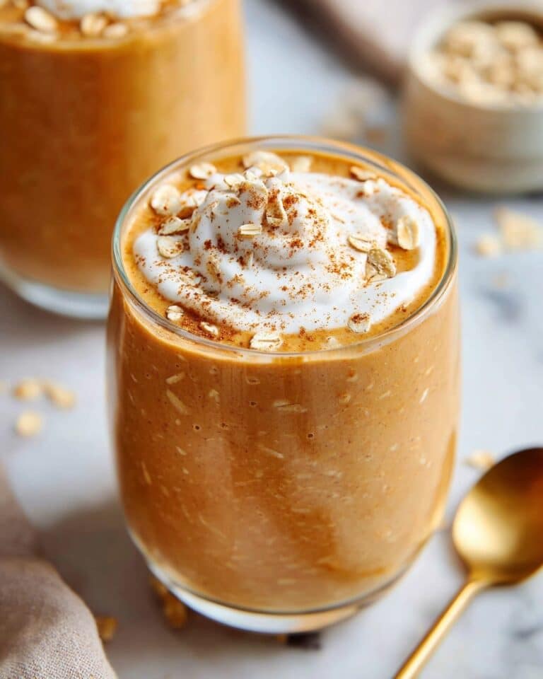 Pumpkin Cheesecake Overnight Oats Recipe