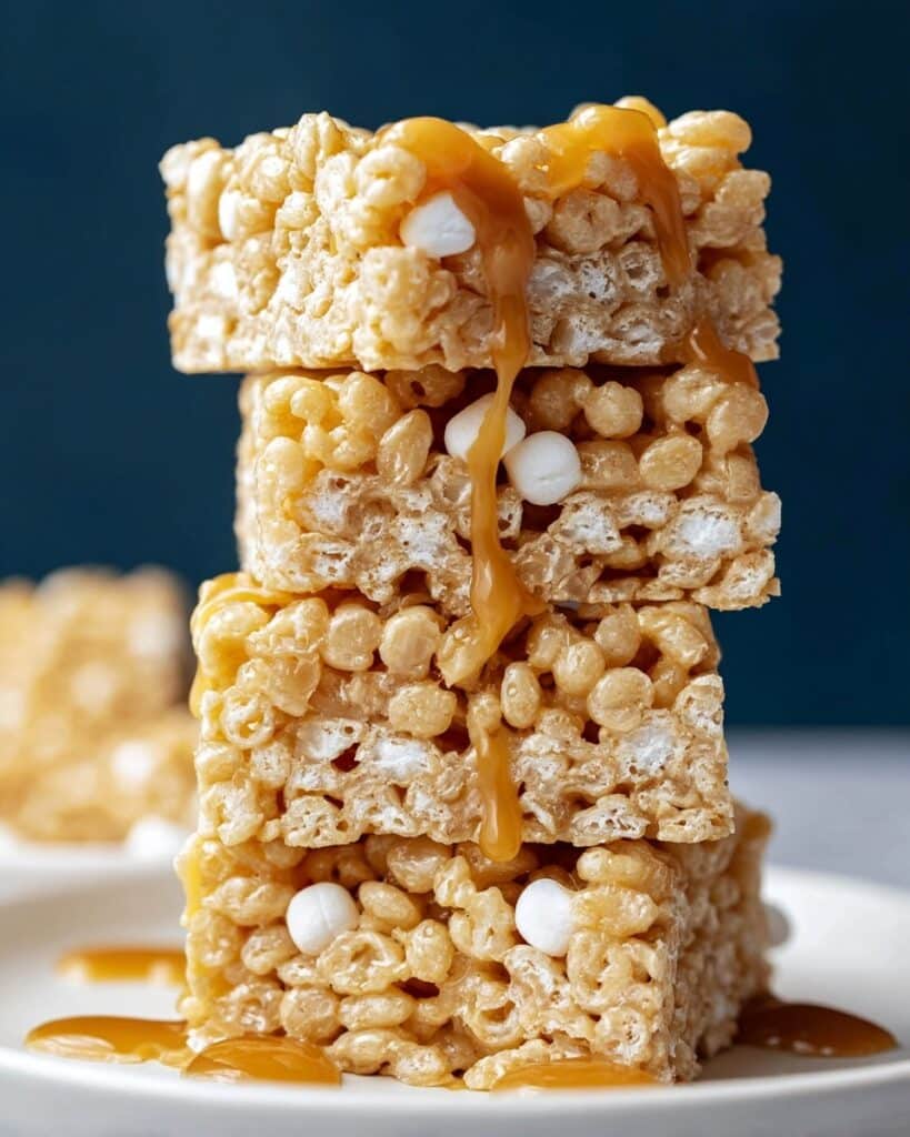 Caramel Rice Krispies Treats Recipe
