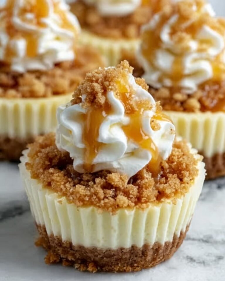 Apple Crisp Mini Cheesecakes Recipe