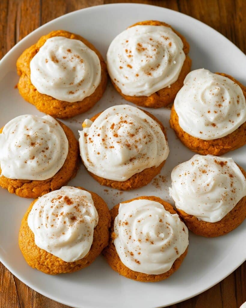 Soft Pumpkin Cookies with Cream Cheese Frosting Recipe
