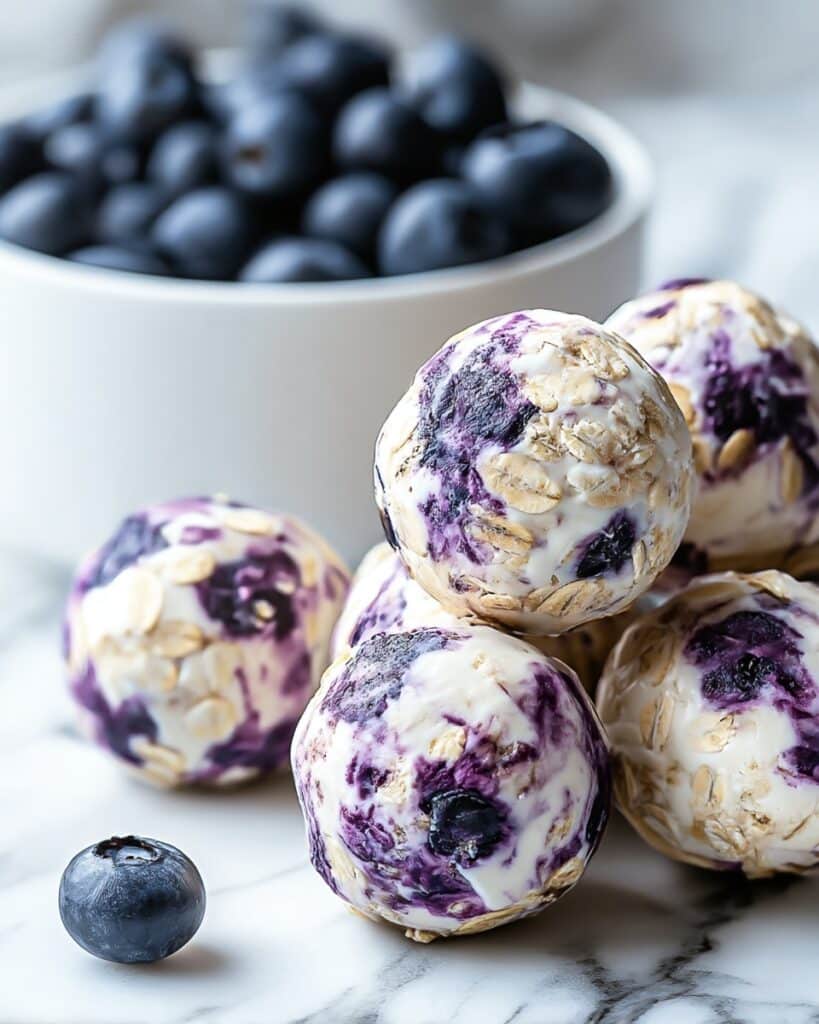 Blueberry Cheesecake Protein Bites Recipe