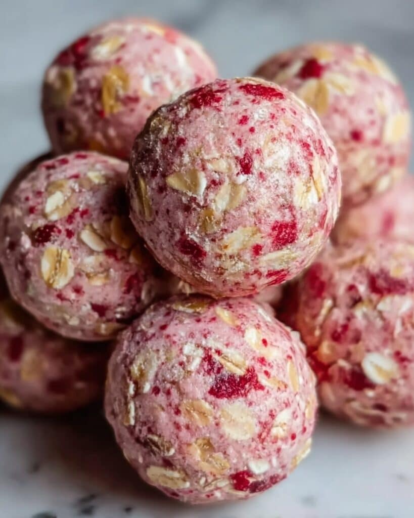 Strawberry Cheesecake Protein Balls Recipe