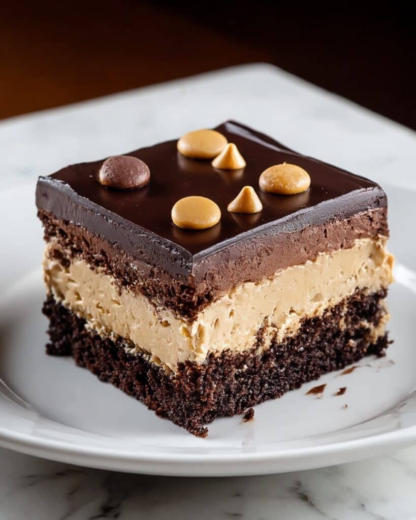 Chocolate Peanut Butter Texas Sheet Cake Recipe