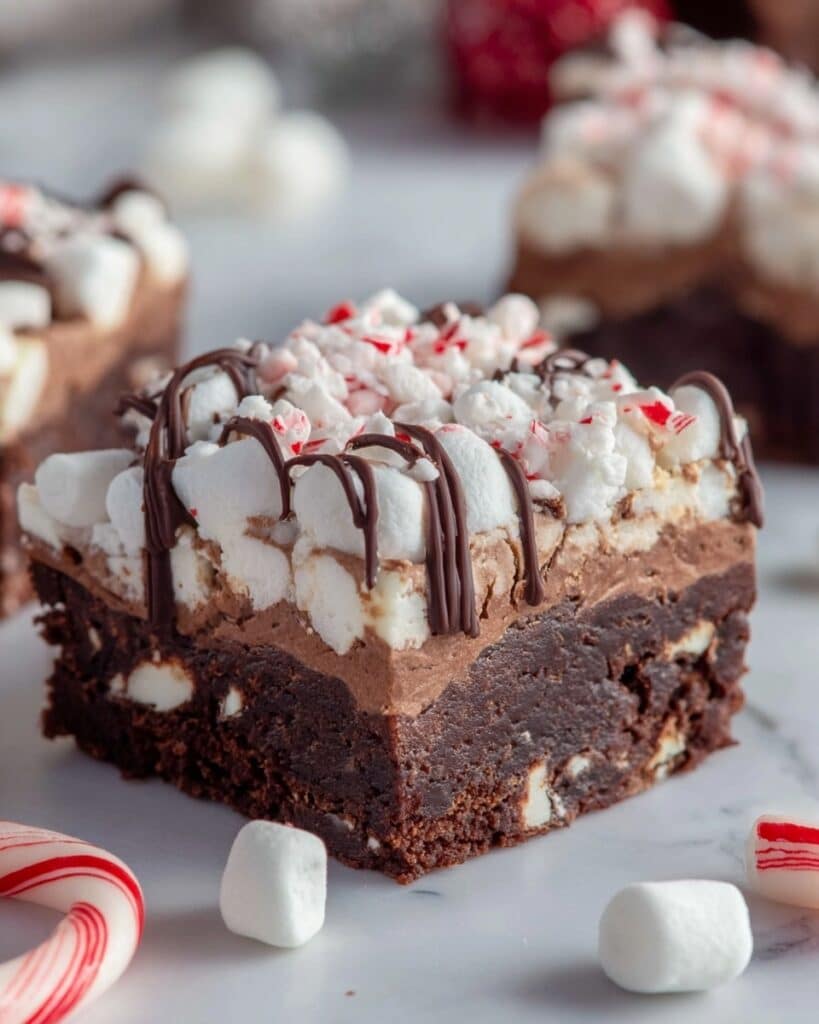 Hot Chocolate Peppermint Fudge Recipe