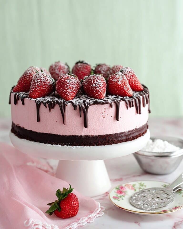 Chocolate Covered Strawberry Cheesecake Recipe