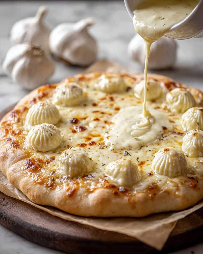 White Garlic Pizza Sauce Recipe