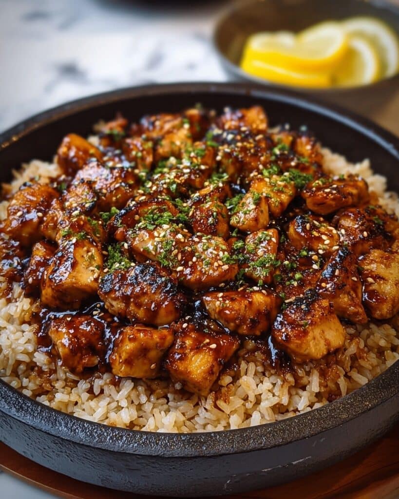 Easy One-Pan Honey BBQ Chicken and Rice Recipe